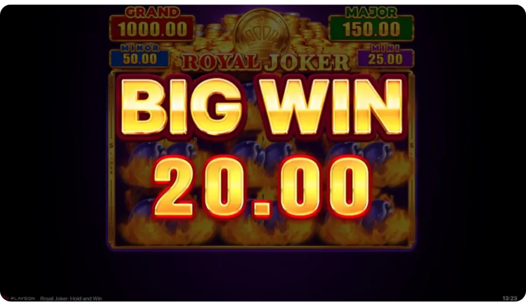 Royal Joker_ Hold and Win Juego de bonificación