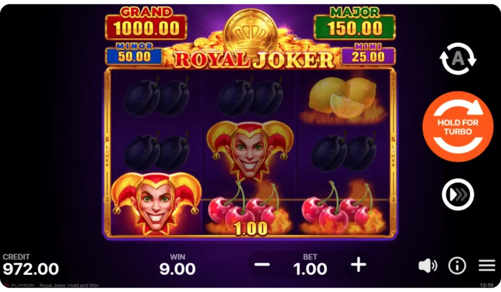 Royal Joker_ Hold and Win Royal Bonus